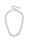 Eleanor Beaded Pearl Necklace in Ivory